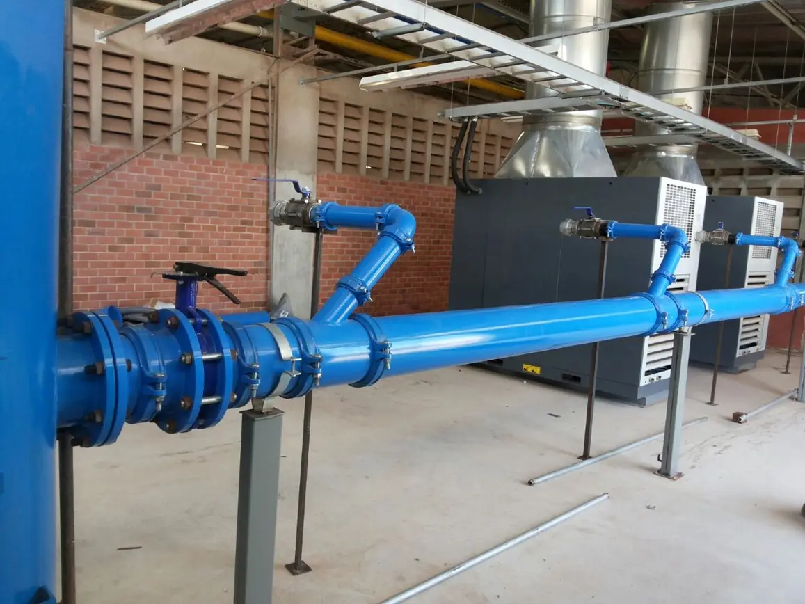 Rede de ar comprimido e equipamentos - projeto Engepipe® 3
