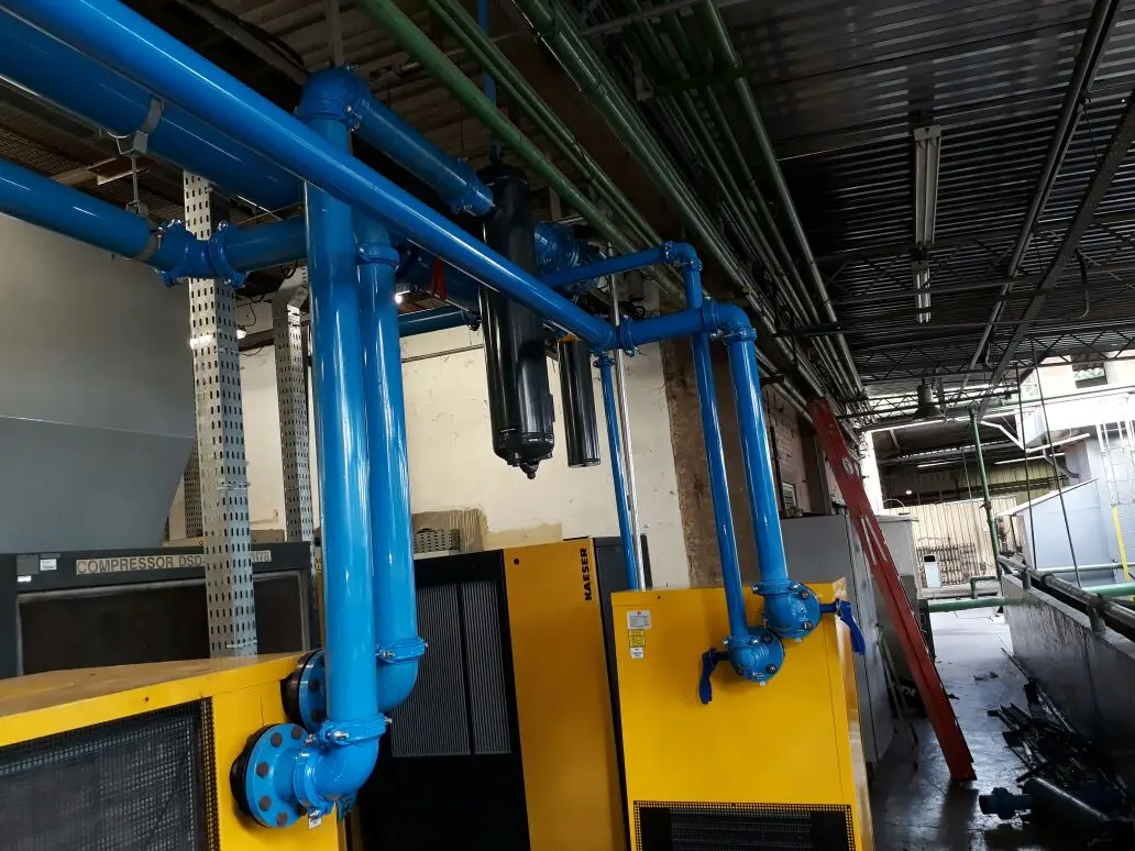Instalação de ar comprimido - projeto Engepipe® 8