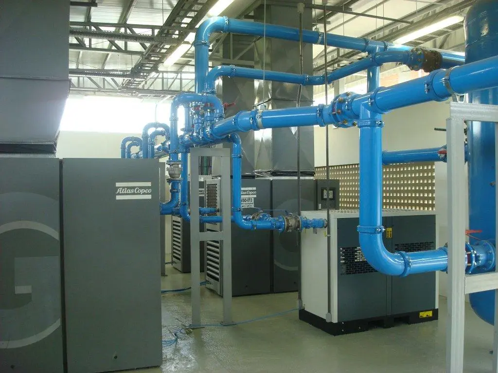 Sala técnica com rede de distribuição - projeto Engepipe® 29