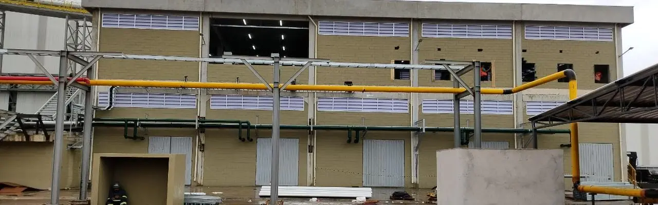 Sala técnica com rede de distribuição - projeto Engepipe® 41